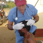 Dr. Dave David Treating Head Trauma Sri Lanka Tsunami Survivor